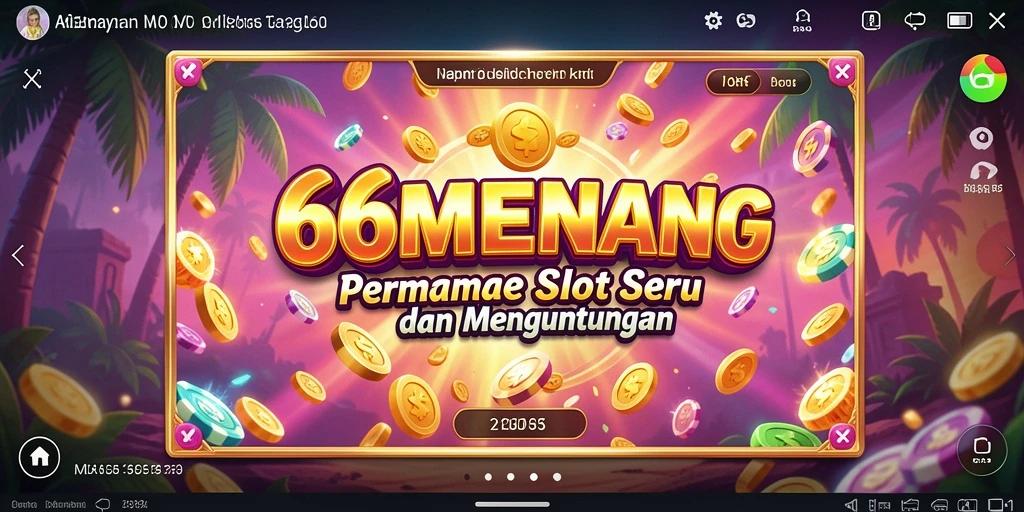 Tampilan gameplay slot yang mendebarkan dan penuh warna.