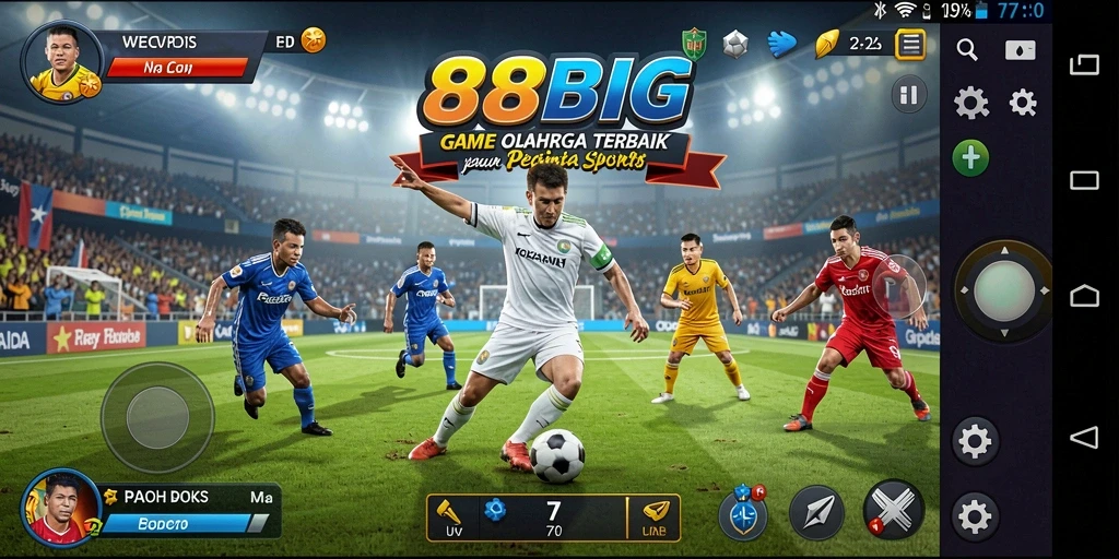 Tampilan menarik dari gameplay <strong>88BIG</strong> dengan aksi olahraga yang mendebarkan.