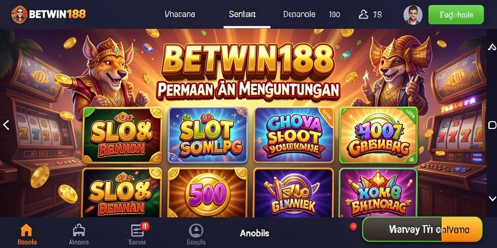 Screenshot utama BETWIN188 menampilkan gameplay Slot yang seru dan mengasyikkan.