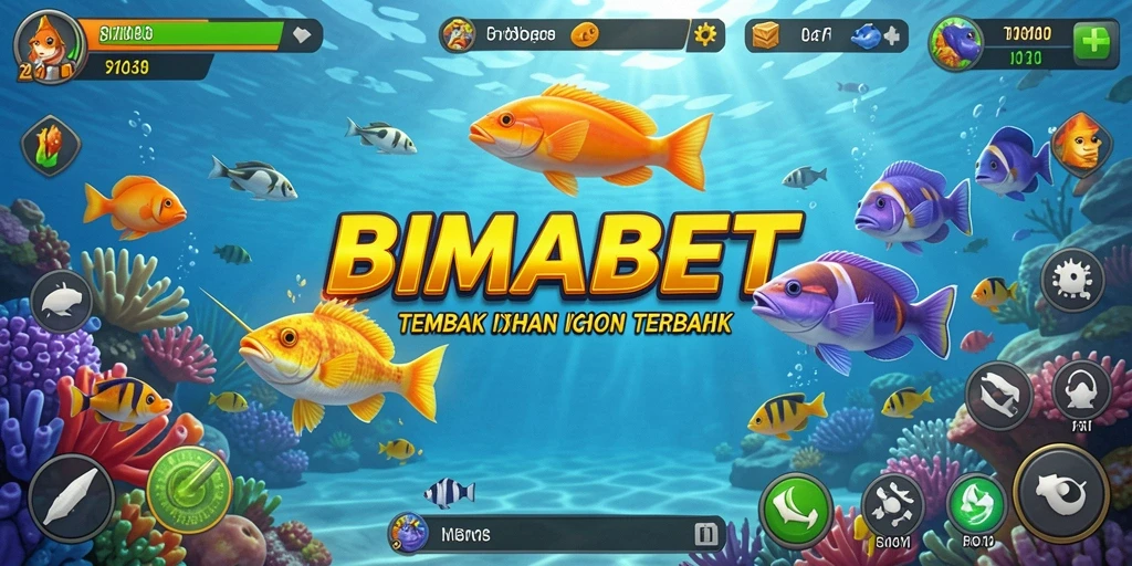 Tampilan gameplay Tembak Ikan yang seru dan memukau.