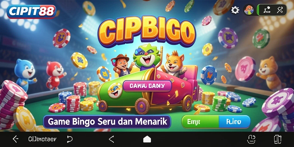 Tampilan gameplay seru dari CIPIT88 saat bermain Bingo.