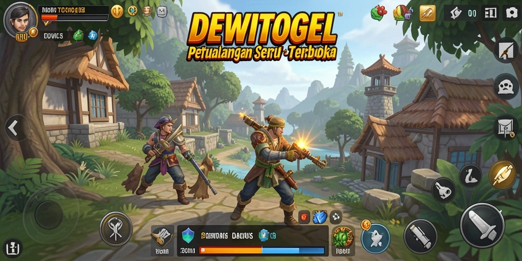 Tampilan gameplay menakjubkan dari DEWITOGEL di dunia Open World.