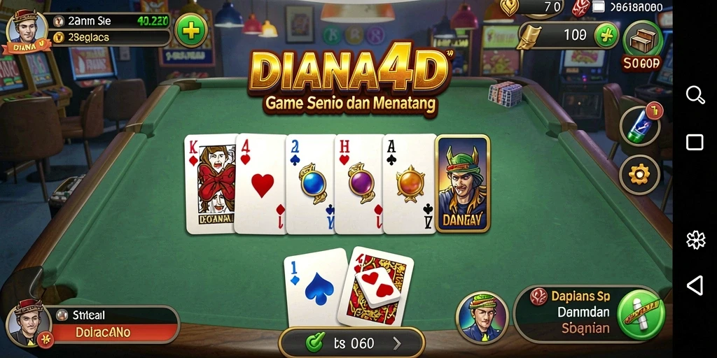Tampilan gameplay seru dan menantang dari DIANA4D.