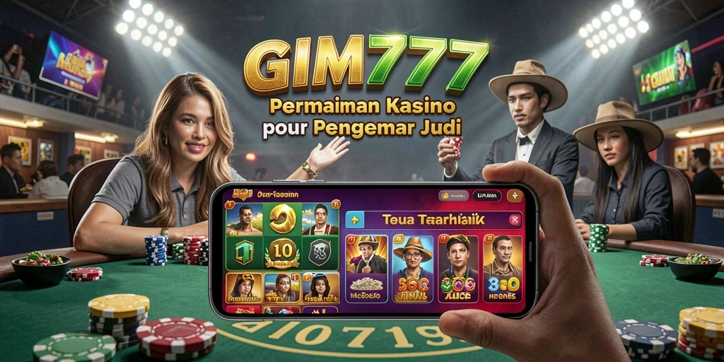 Screenshot utama GIM777 menampilkan gameplay Kasino yang menarik.