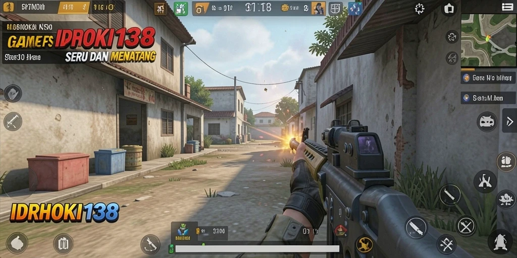 Gambar menampilkan aksi intens dalam gameplay <strong>IDRHOKI138</strong> yang memacu adrenalin.