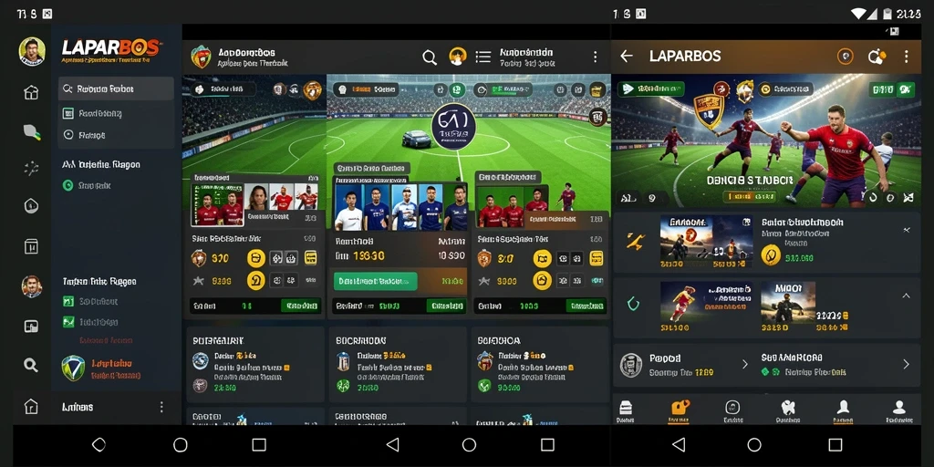Tampilan menarik dari gameplay Sportsbook LAPARBOS saat taruhan berlangsung.