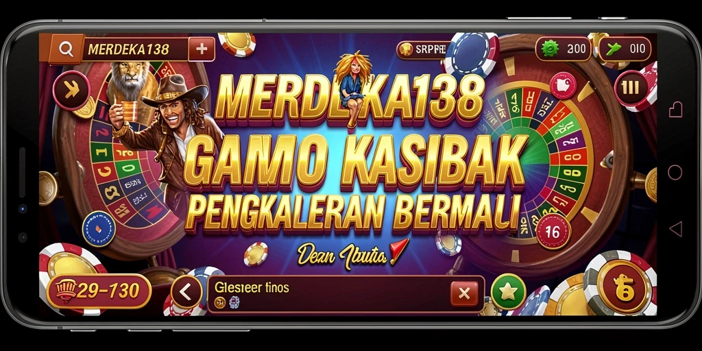 Tampilan gameplay seru dan menegangkan dari MERDEKA138.