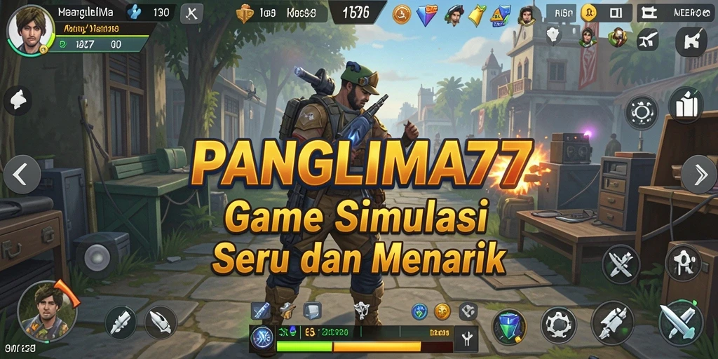 Tampilan gameplay <strong>PANGLIMA77</strong> yang menarik dan interaktif.