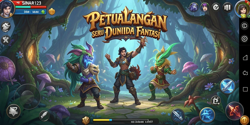 Tampilan gameplay yang menarik dan penuh aksi di SINAR123.