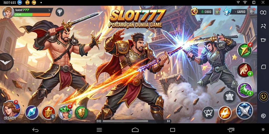 Tangkapan layar pertarungan epik di SLOT777 dengan grafik yang menawan.