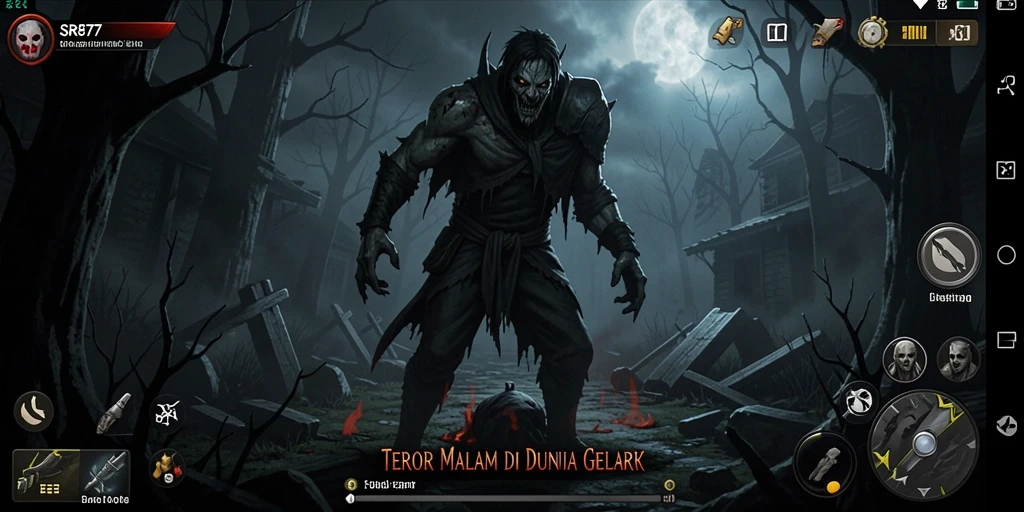 Tampilan memukau dari gameplay SR877 yang menyeramkan dan menegangkan.