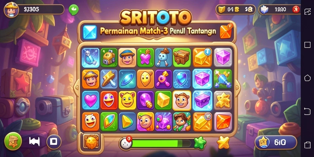Tampilan gameplay <strong>SRITOTO</strong> yang penuh warna dan dinamis.