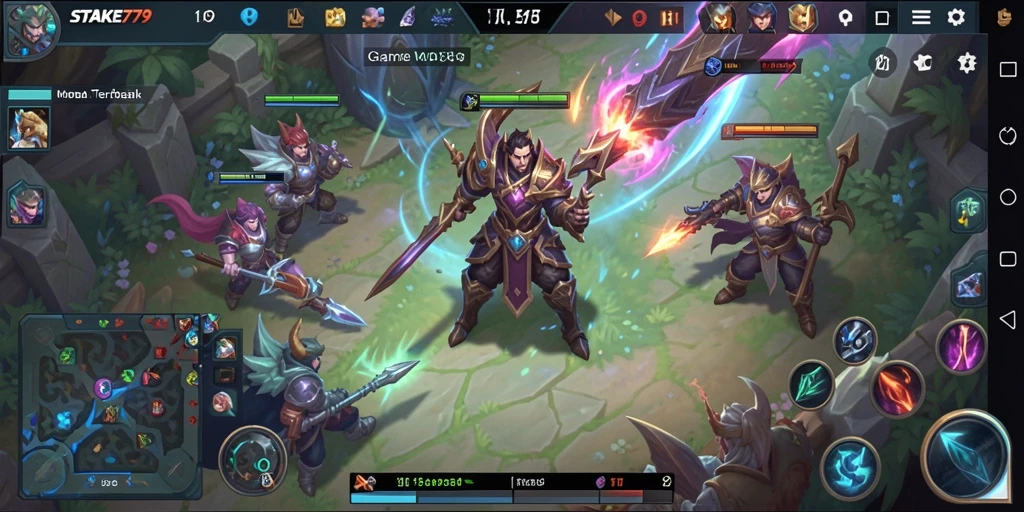 Gameplay menarik dari game MOBA STAKE779 dengan aksi kompetitif.