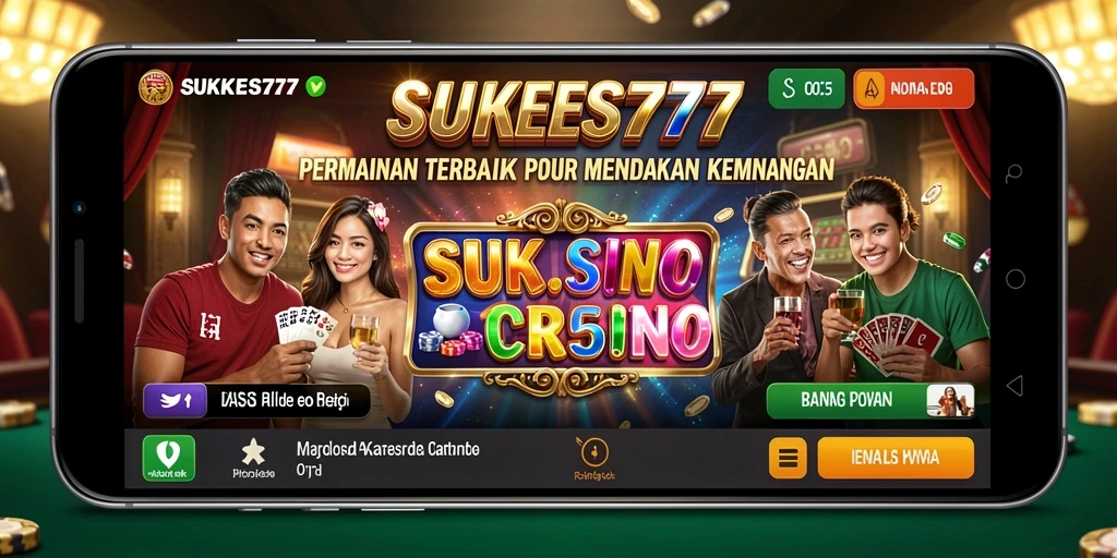 Tampilan dari game Kasino SUKSES777 dengan grafik yang memukau.