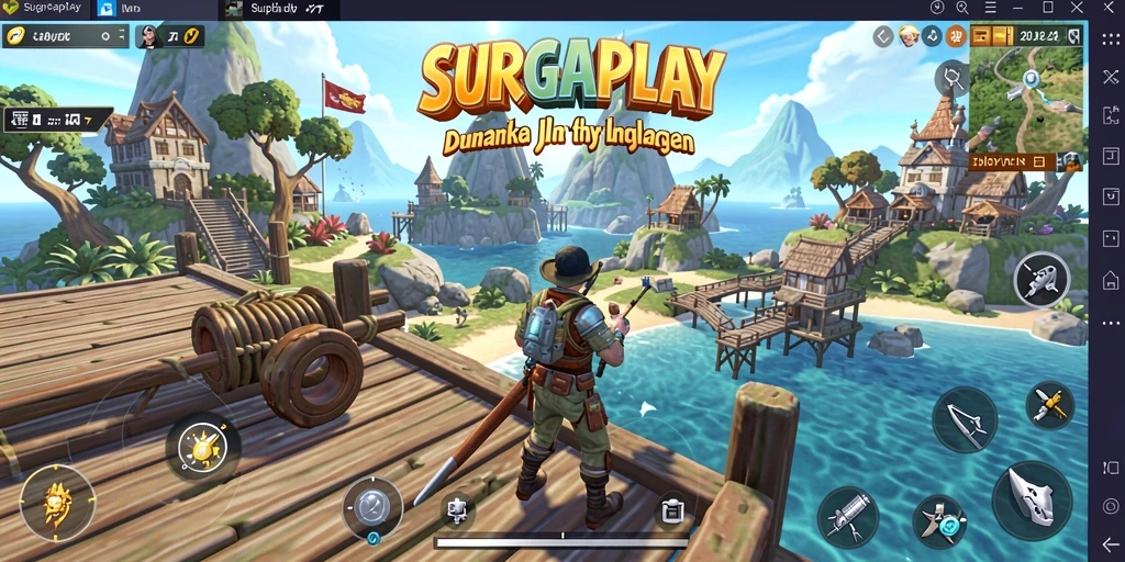 Tampilan gameplay <strong>SURGAPLAY</strong> yang memukau di dunia terbuka yang luas.