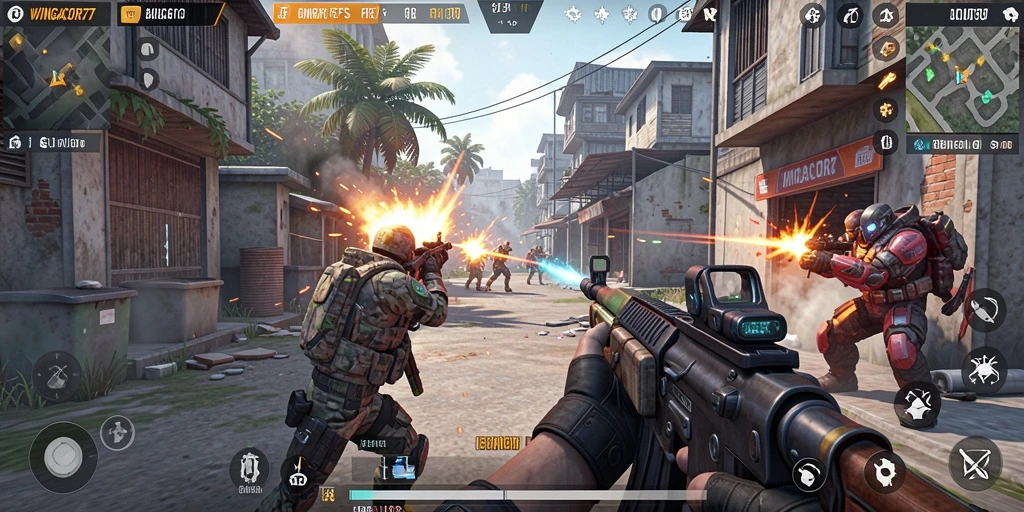 Tampilan aksi seru dari gameplay <strong>WINGACOR77</strong> yang menegangkan.